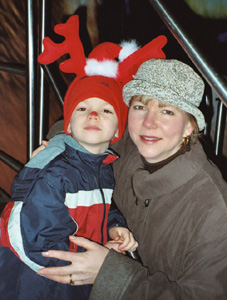 Sharon and Mason in 2004