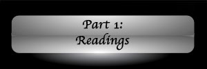 Part 1: Readings