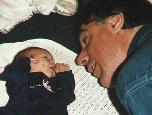 Dad and Mason eye-to-eye